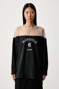 MM6 Maison Margiela longsleeve damski czarny S62GD0213.M20108