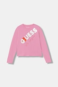 Guess longsleeve dziecięcy kolor różowy J6RI01 K6YW4