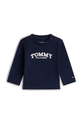 Tommy Hilfiger longsleeve niemowlęcy kolor granatowy z aplikacją KN0KN02147
