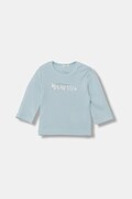 United Colors of Benetton longsleeve dziecięcy bawełniany niebieski 3I9WA106W