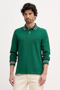 Tommy Hilfiger longsleeve bawełniany kolor zielony z aplikacją MW0MW41623