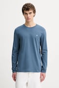 Marc O'Polo longsleeve bawełniany kolor niebieski gładki 620201252210