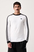 adidas Originals блуза с дълги ръкави мъжка от памук бяла KE3545