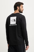 The North Face longsleeve EVOLUTION męski kolor czarny z nadrukiem NF0A8B68KY41