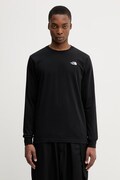The North Face longsleeve Simple Dome kolor czarny gładki NF0A8EU3JK31
