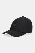 Armani Exchange czapka z daszkiem bawełniana kolor czarny XW001886 AF15502