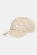 Guess czapka z daszkiem CLIO kolor beżowy V6GZ04 K3283