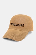 Patrizia Pepe czapka z daszkiem damska beżowa 2F0142 V014