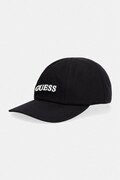 Guess czapka z daszkiem damska bawełniana GABARDINE czarna AW5512 COT01
