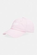 Tommy Jeans Kšiltovka dámská bavlněná růžová AW0AW18358
