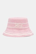 Karl Lagerfeld pălărie pentru femei K/SIGNATURE roz B2W46078