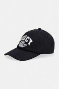 Juicy Couture czapka z daszkiem damska bawełniana CREST CAP czarna JCAWH126708