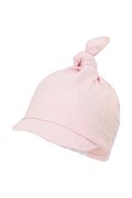 Jamiks czapka z daszkiem dziecięca bawełniana FIORELLO różowa JLI103