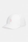 U.S. Polo Assn. kšiltovka dětská bavlněná bílá USG0321