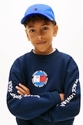 Tommy Hilfiger čiapka so šiltom detská bavlnená modrá KA0KA00025
