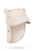 Дитяча кепка Konges Sløjd ASTER BEAR SUN HAT GRS колір бежевий KS104640