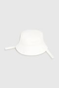 Mayoral Newborn kapelusz dwustronny bawełniany dziecięcy kolor biały 9068