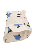 Liewood czapka z daszkiem dziecięca Senia Sun Hat With Ears beżowa LW17682