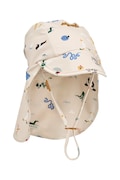 Liewood czapka z daszkiem dziecięca Cecilia Swim Hat beżowa LW19880