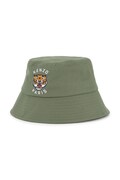 Detský bavlnený klobúk Kenzo Kids zelená farba, K61830