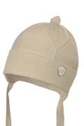 Jamiks czapka dziecięca z wiskozy LUNETTA beżowa JWI030