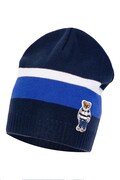 Jamiks czapka dziecięca bawełniana NIELS granatowa JWI005