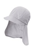 Jamiks čiapka so šiltom detská bavlnená REMY sivá JLI149