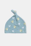 United Colors of Benetton czapka niemowlęca bawełniana niebieska 6SDFRA003