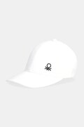 United Colors of Benetton kšiltovka dětská bavlněná bílá 6WJSRA00E