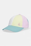 United Colors of Benetton czapka z daszkiem dziecięca bawełniana multicolor 6YE1RA00C