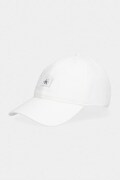 Calvin Klein czapka z daszkiem bawełniana kolor biały LV04D5077G