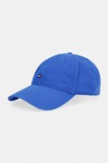 Tommy Hilfiger berretto da uomo in cotone blu AM0AM14099