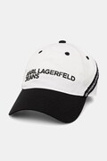 Karl Lagerfeld Jeans czapka z daszkiem męska biała A2M33028