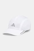 adidas Performance czapka z daszkiem Running Mesh 4 kolor biały JZ0505