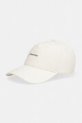 Calvin Klein czapka bejsbolówka bawełniana beżowa LV04F5072G
