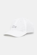 Lacoste czapka z daszkiem bawełniana biała RK1910