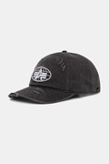 Alpha Industries cotton baseball cap World Acid Cap gray color 266904