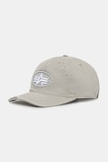 Alpha Industries cotton baseball cap World Acid Cap green color 266904