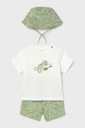 Mayoral komplet bawełniany dziecięcy kolor zielony 1667