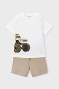 Otroški bombažen komplet Mayoral bež barva, 3605
