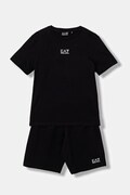 EA7 Emporio Armani komplet bawełniany dziecięcy kolor czarny 7B000294 AF10378