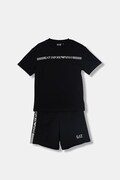 EA7 Emporio Armani komplet dziecięcy bawełniany czarny 7B000267 AF12874