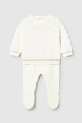 Mayoral Newborn komplet bawełniany niemowlęcy kolor biały 1502