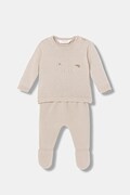 Mayoral Newborn komplet bawełniany niemowlęcy kolor brązowy 1502