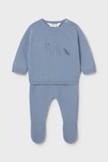 Mayoral Newborn komplet bawełniany niemowlęcy kolor niebieski 1502