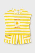 Mayoral komplet bawełniany niemowlęcy kolor żółty 1208