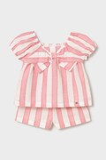Mayoral komplet bawełniany niemowlęcy kolor różowy 1211