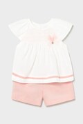 Mayoral komplet bawełniany niemowlęcy kolor różowy 1212