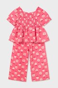 Mayoral komplet bawełniany dziecięcy kolor różowy 1513