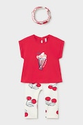 Mayoral komplet bawełniany dziecięcy kolor czerwony 1750